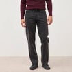 Jeans large relaxed denim noir homme