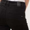 Jeans bootcut denim noir femme