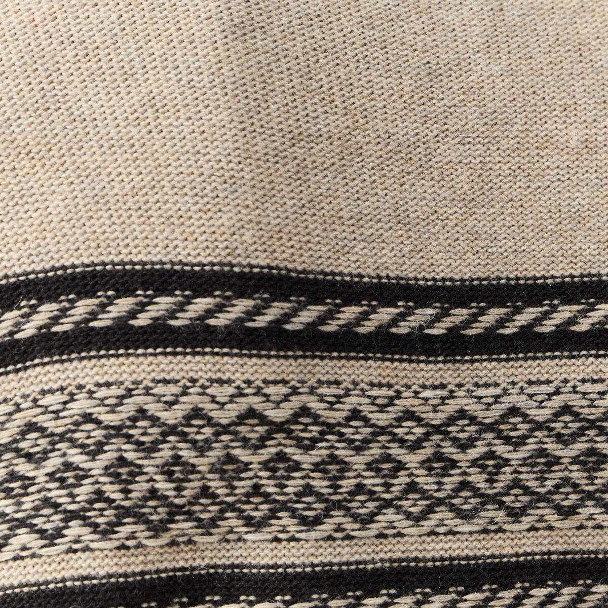 Pull manches longues beige homme