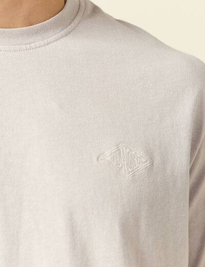 T-shirt manches courtes gris foncé homme