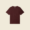 T-shirt éco-responsable bordeaux homme