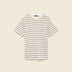 T-shirt ample en coton col rond beige fonce homme