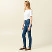 Jeans slim taille haute denim stone femme