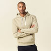Sweat à capuche gris homme