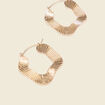 Boucles d'oreilles créoles couleur or femme