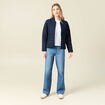 Doudoune éco-responsable bleu marine femme