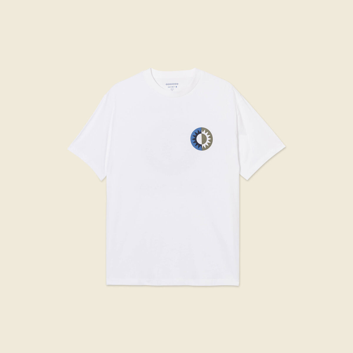 T-shirt éco-responsable ecru homme