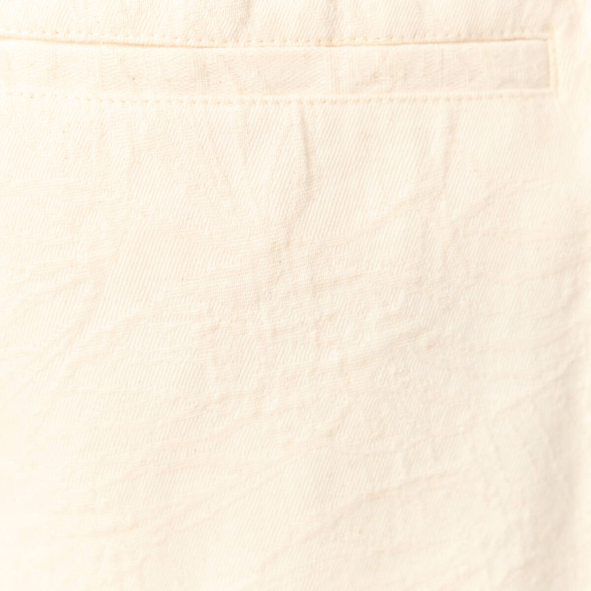 Bermuda droit à coulisse ecru homme