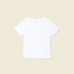 T-shirt manches courtes blanc femme