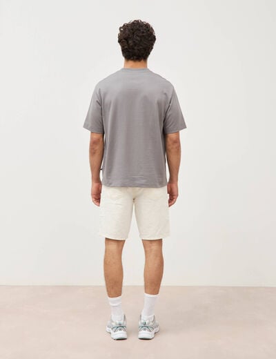 T-shirt en coton gris homme
