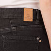 Jeans girlfriend 5 poches denim gris femme
