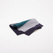 Écharpe tricotée bleu marine homme