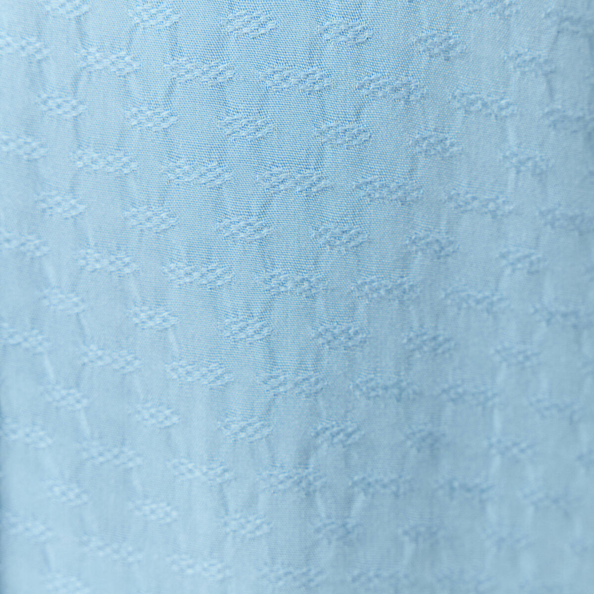 Chemise manches courtes bleu clair femme