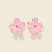 Boucles d'oreilles rose clair femme