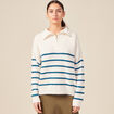 Pull camionneur ecru femme