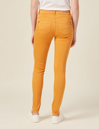 Pantalon Audrey - skinny push up jaune femme