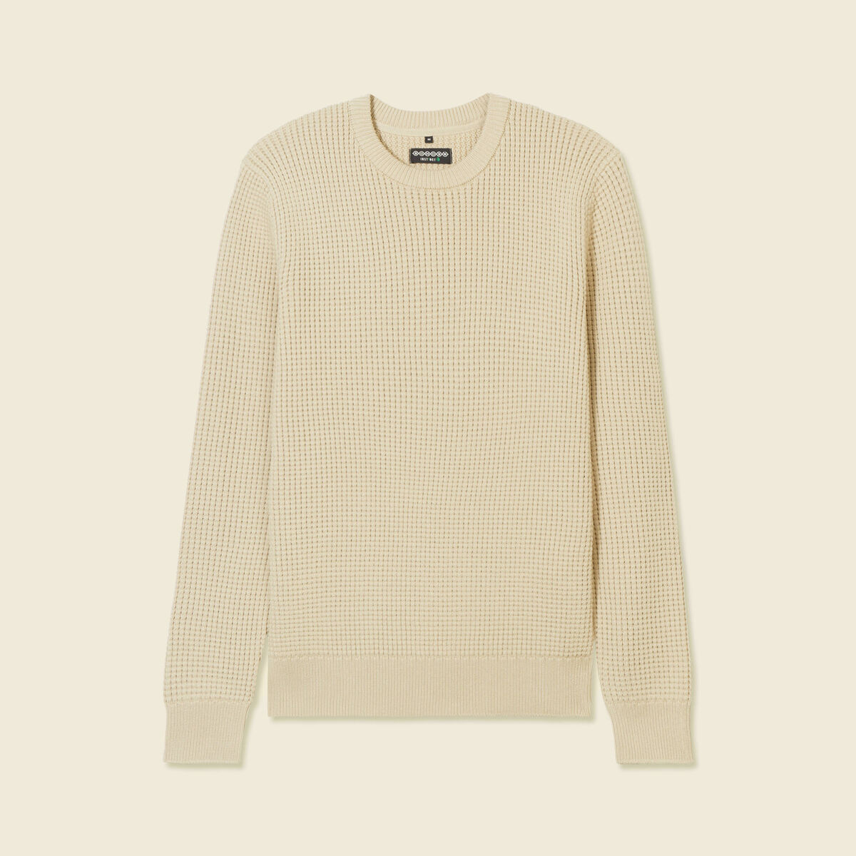Pull éco-responsable sable homme