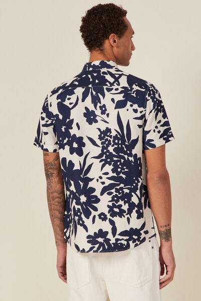 Chemise éco-responsable blanc homme