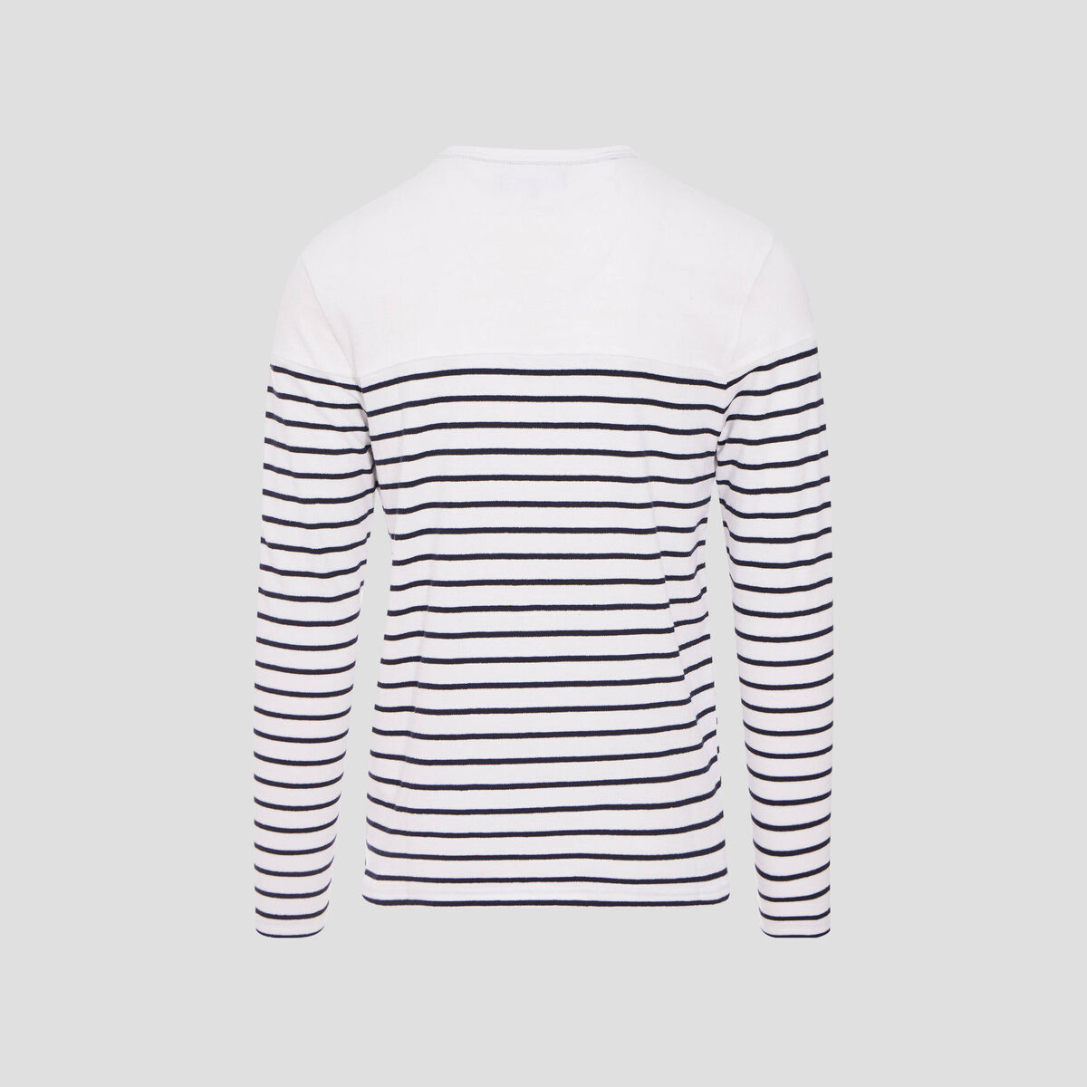 T-shirt manches longues ecru homme