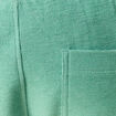 Short droit avec cordon vert homme