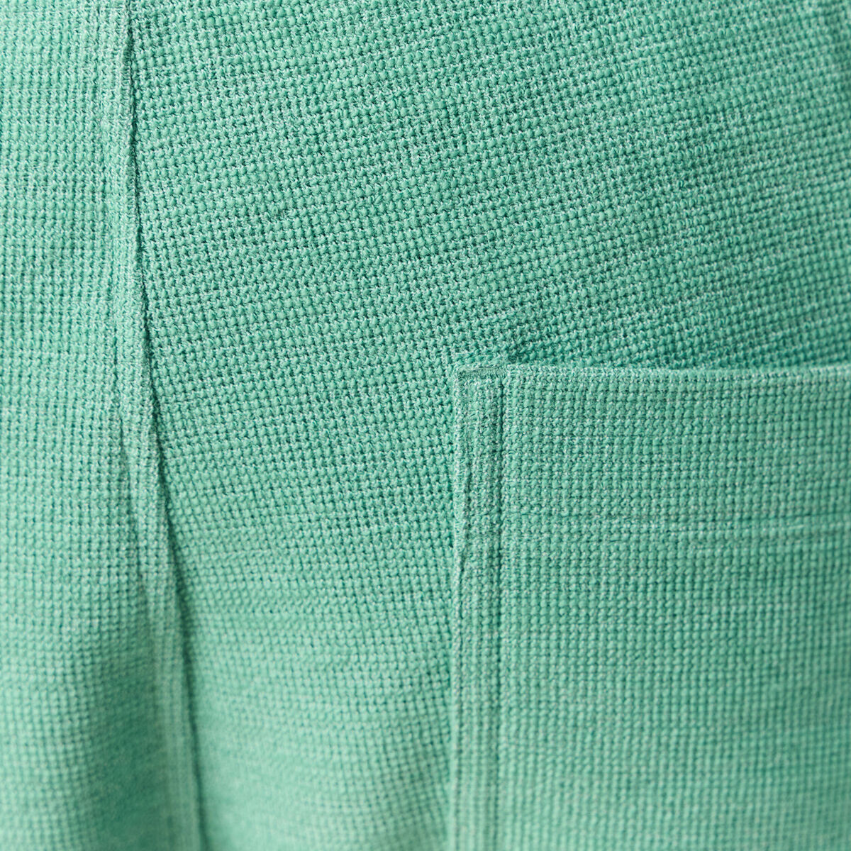 Short droit avec cordon vert homme