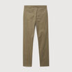 Pantalon chino slim vert kaki homme