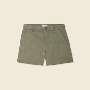 short chino eco responsable vert kaki femme Short chino éco-responsable vert kaki femme