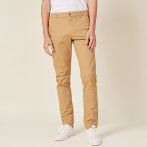 pantalon slim instinct chino beige homme Pantalon slim Instinct chino beige homme