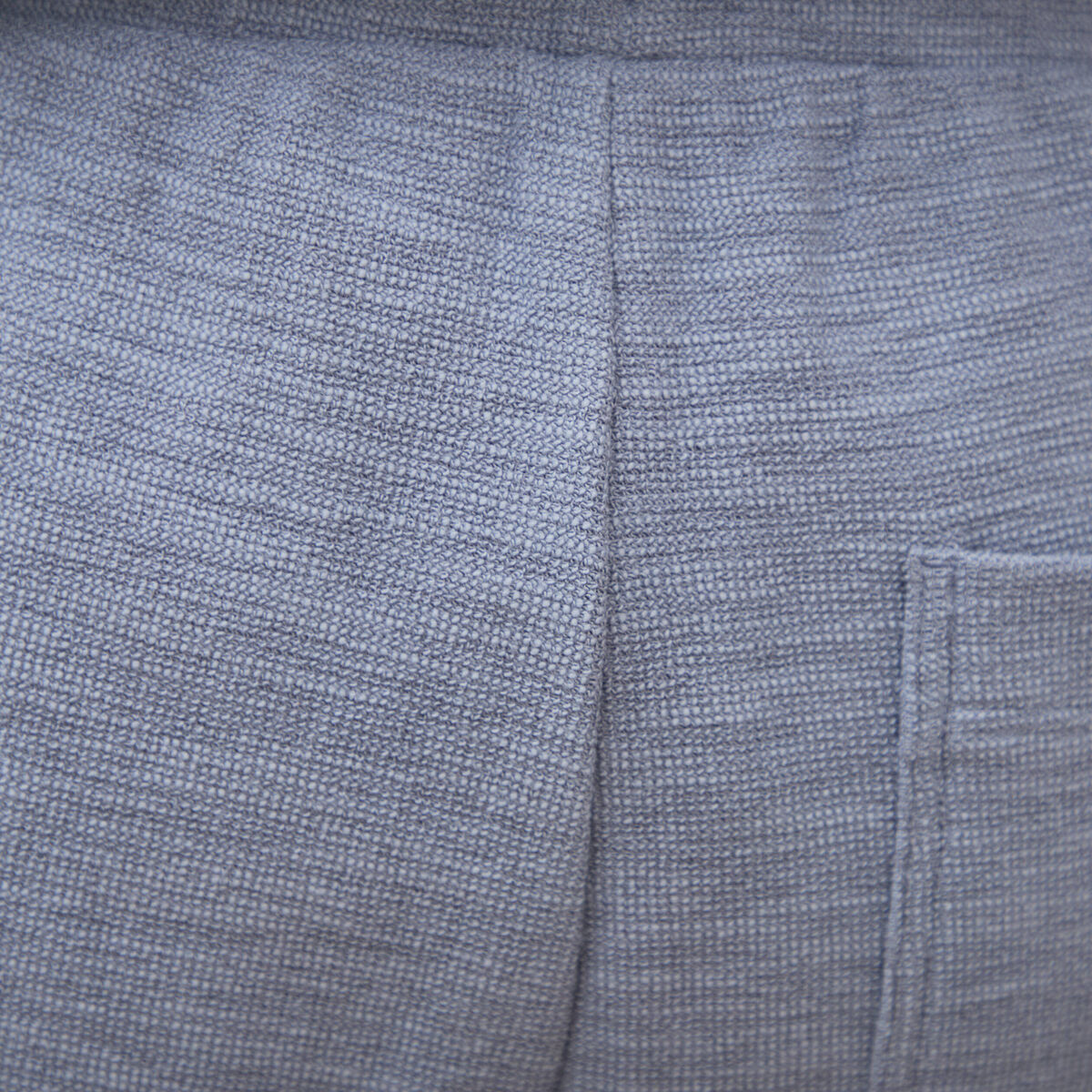 Short droit avec cordon bleu gris homme