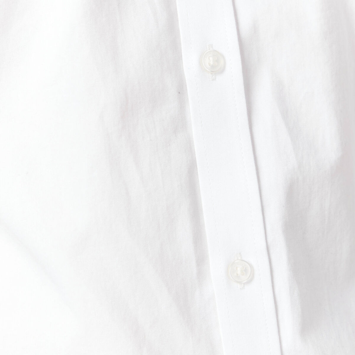 Chemise manches longues blanc homme