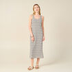 Robe longue éco-responsable blanc femme