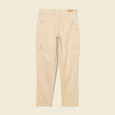 Pantalon cargo beige femme