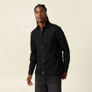 Surchemise manches longues noir homme