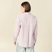 Chemise oversize en coton bleu ciel femme