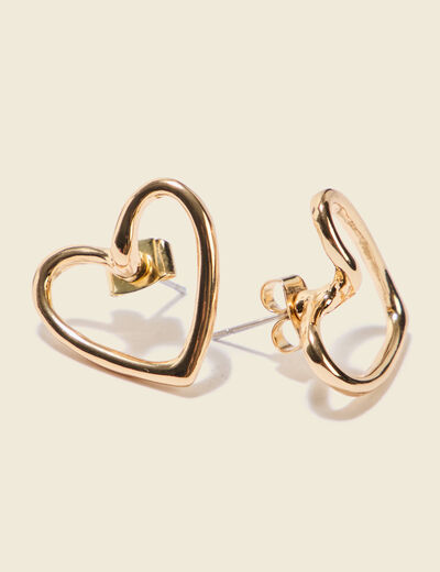 Boucles d'oreilles couleur or femme