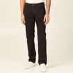 Jeans regular longueur 34 denim noir homme