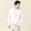 Chemise manches longues blanc homme