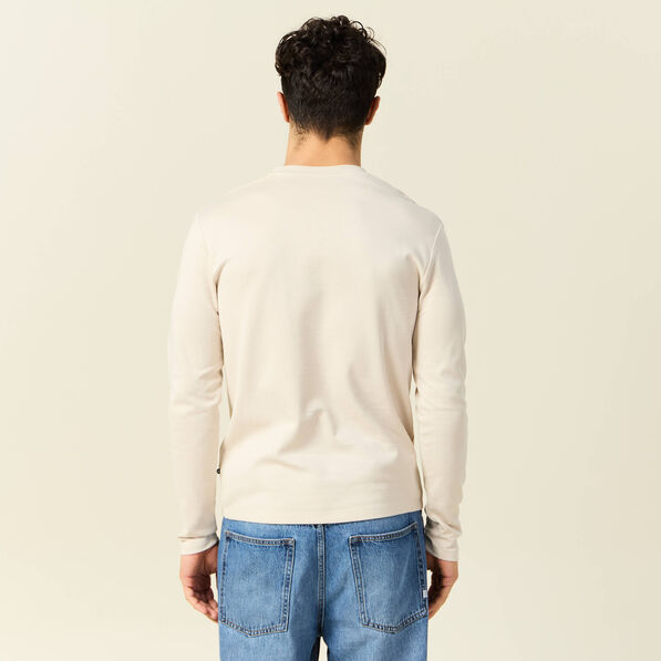 t shirt manches longues sable homme T-shirt manches longues sable homme