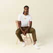 T-shirt manches courtes ecru homme