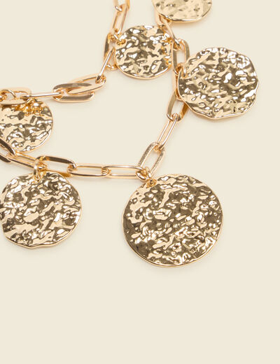 Collier couleur or femme