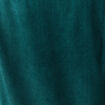 Robe droite velours col polo vert fonc&eacute; femme