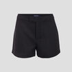 Short droit noir femme