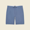 Bermuda droit bleu fonc&eacute; homme