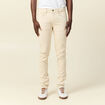 Jeans slim ecru homme