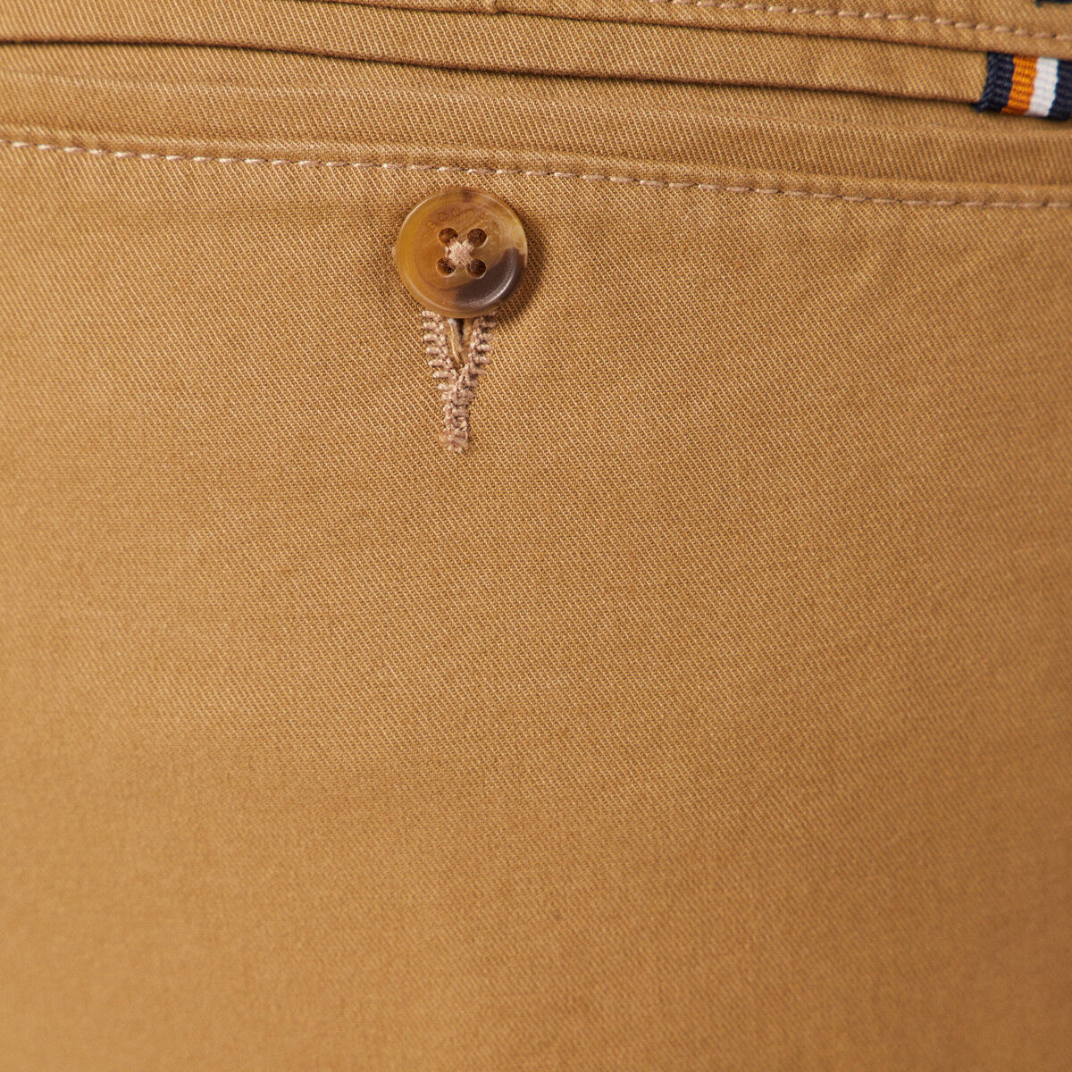 Pantalon slim Instinct chino camel homme