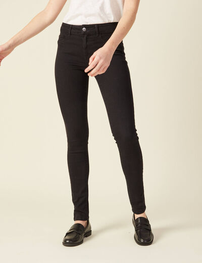 Jeans Lou - jegging denim noir femme