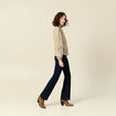 Chemise éco-responsable vert kaki femme