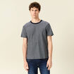 T-shirt manches courtes bleu marine homme