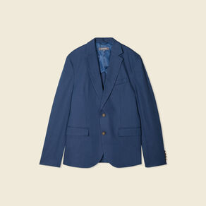 Veste blazer cintré bleu foncé homme