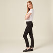 Pantalon chino Instinct noir femme